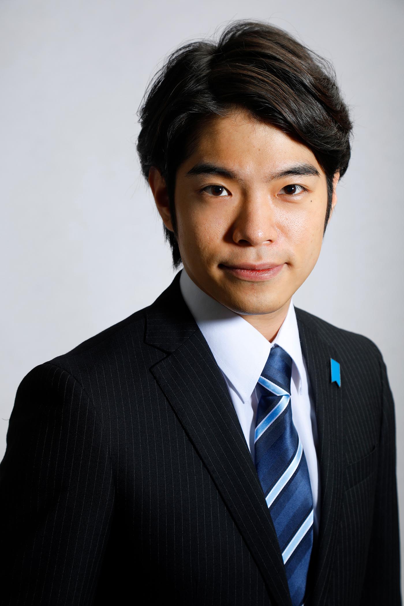 政治家プロフィール写真　選挙ポスター用撮影