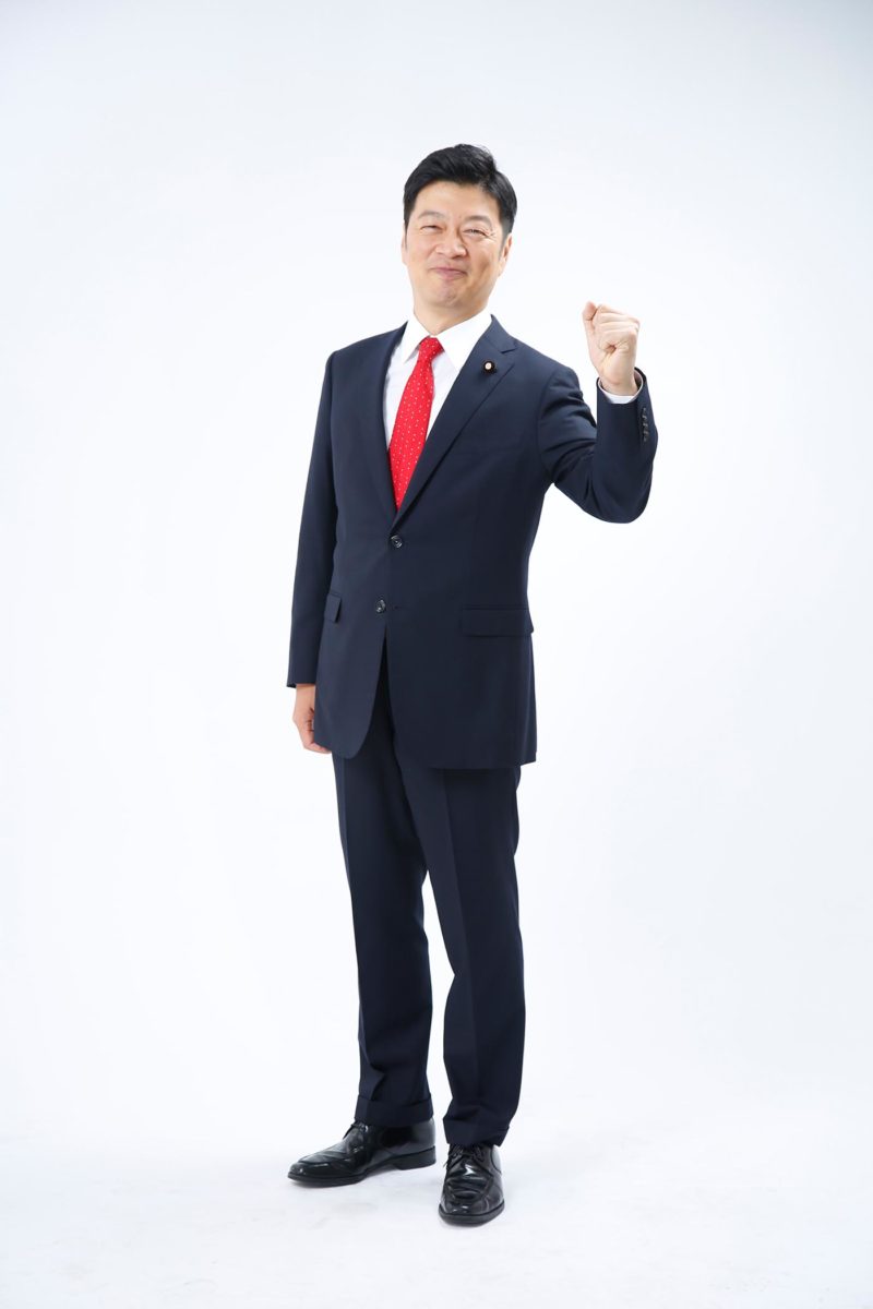 政治家プロフィール写真　選挙ポスター用撮影