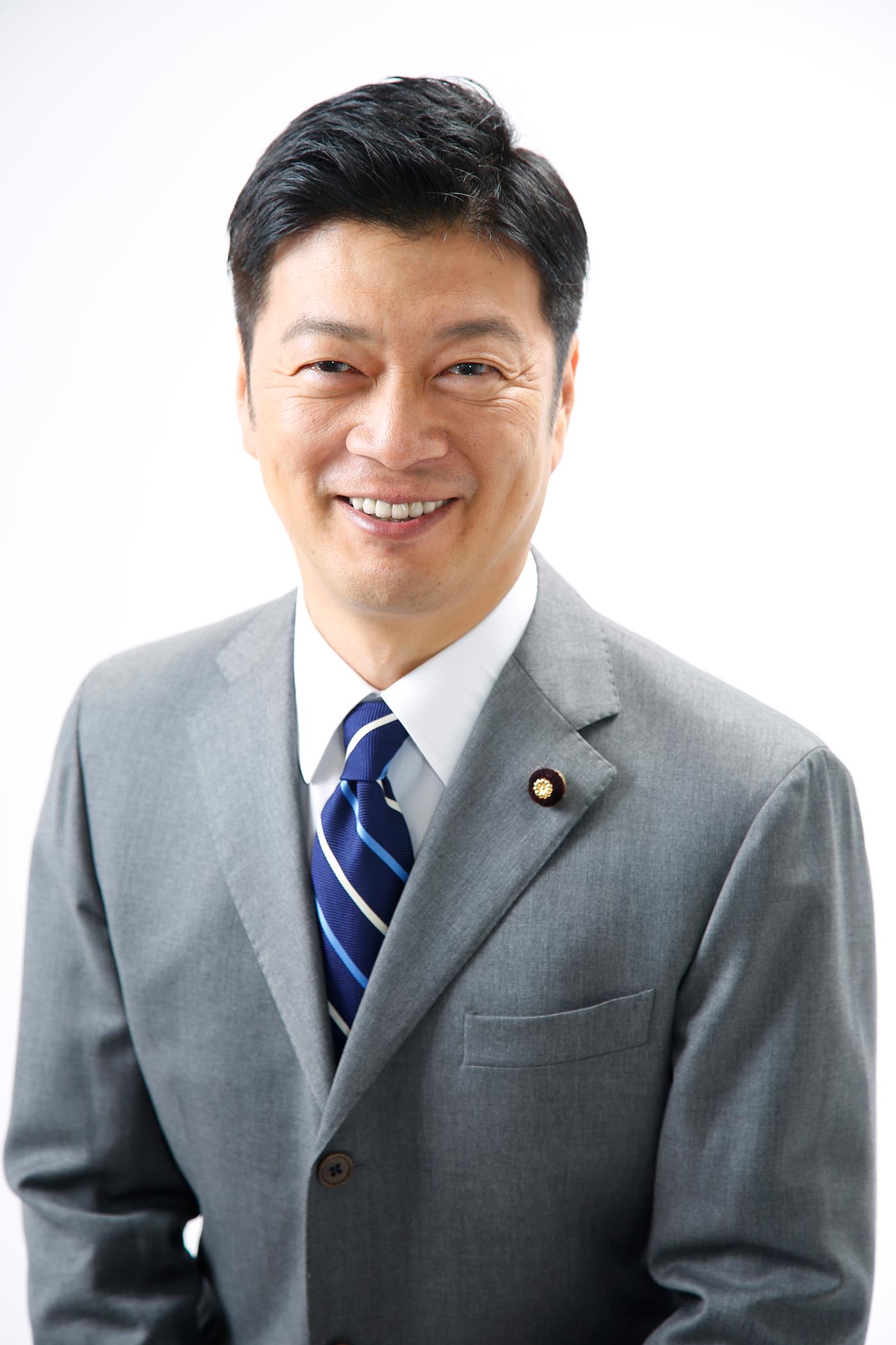 政治家プロフィール写真　選挙ポスター用撮影