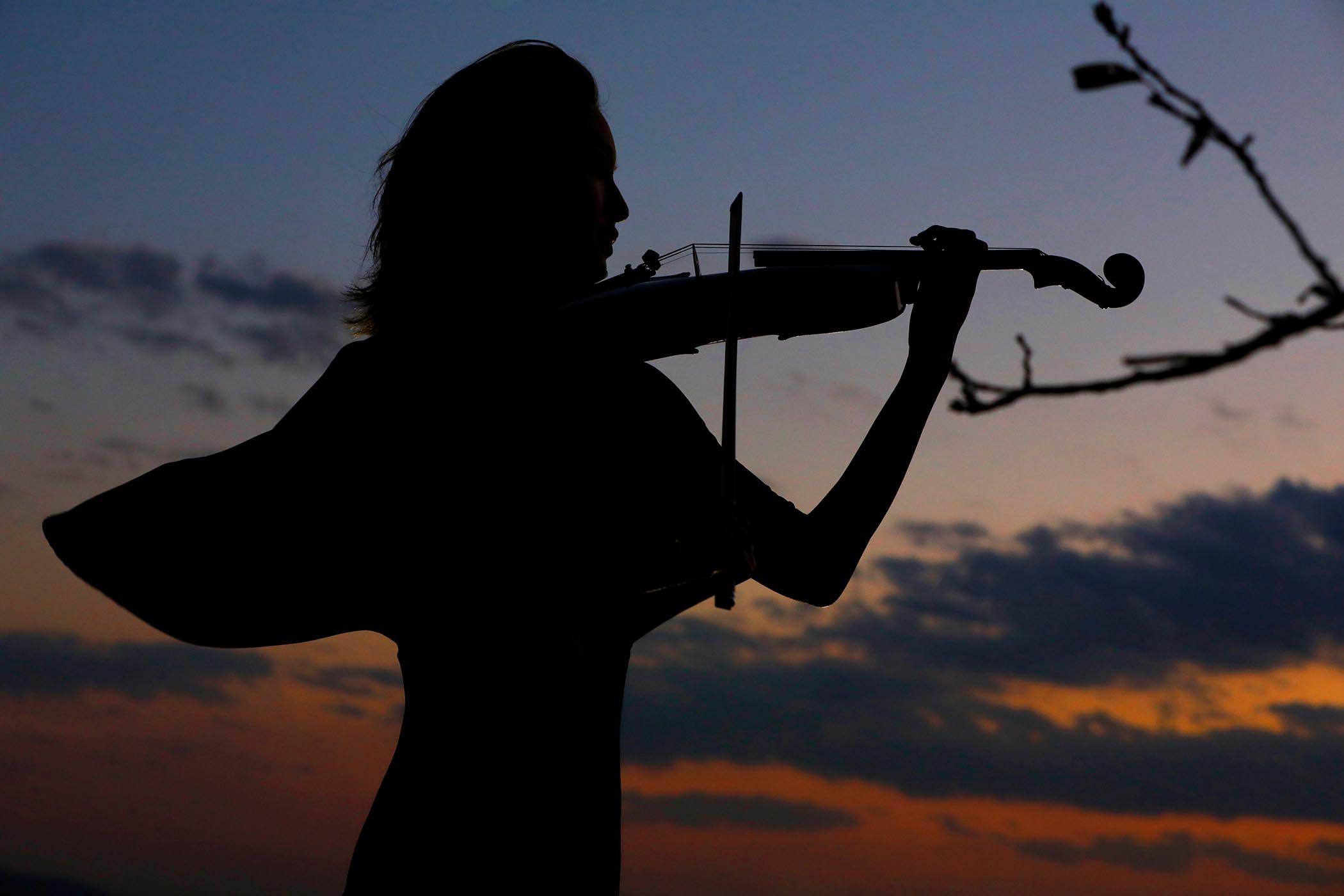 音楽家プロフィール写真　バイオリニスト