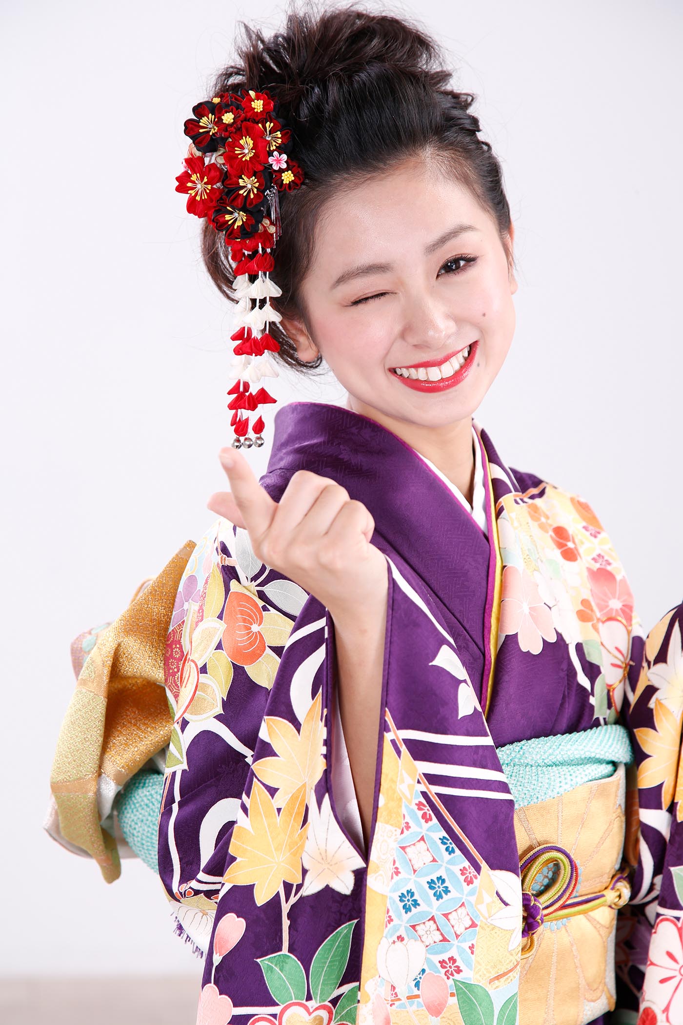 成人式や卒業式の記念撮影　前撮り撮影