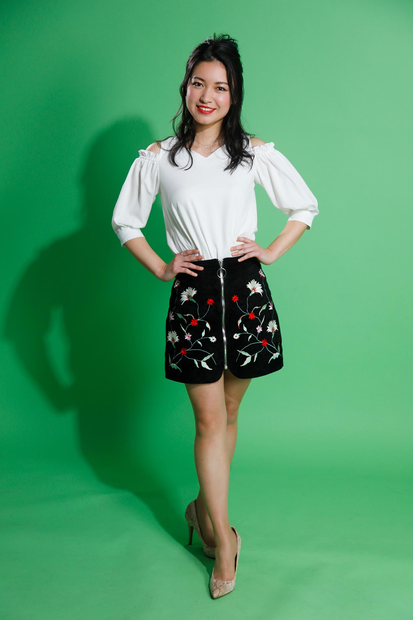 メイクで変身体験　変身写真　プロフィール撮影 記念日撮影　花キャン