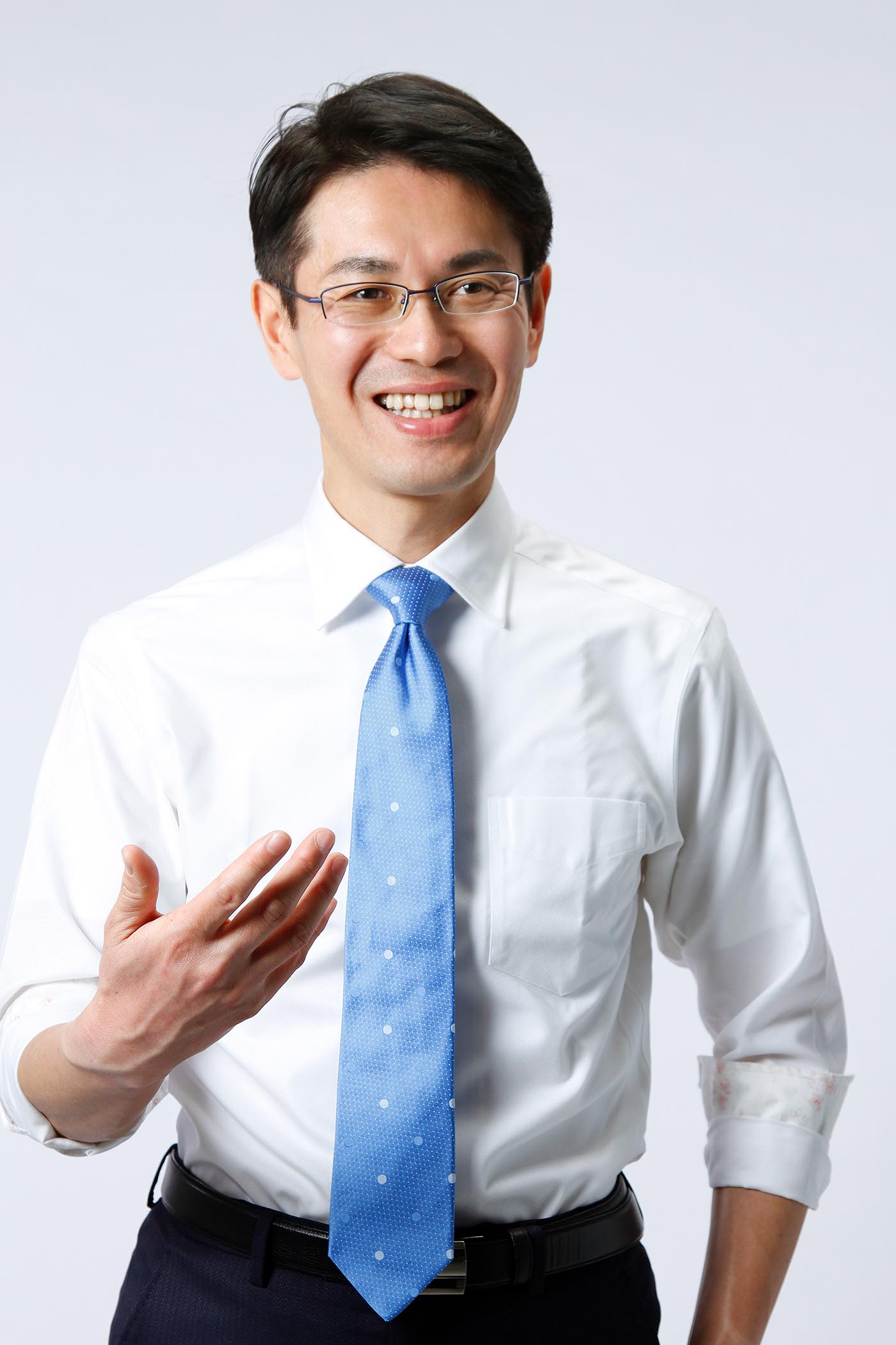 政治家プロフィール写真　選挙ポスター用撮影