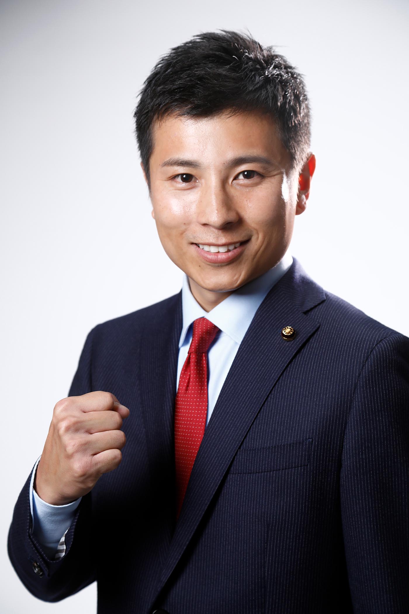 政治家プロフィール写真　選挙ポスター用撮影