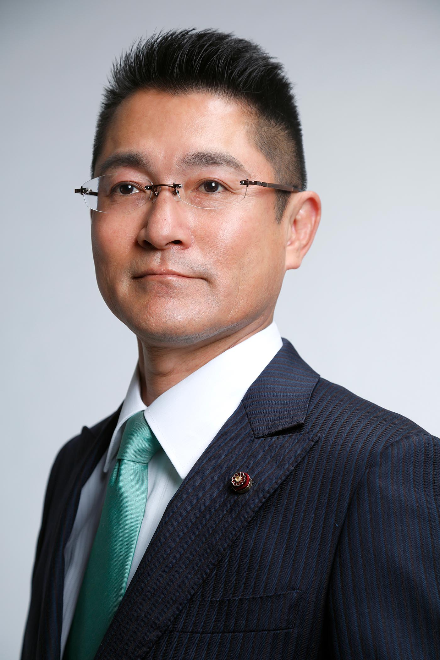 政治家プロフィール写真　選挙ポスター用撮影